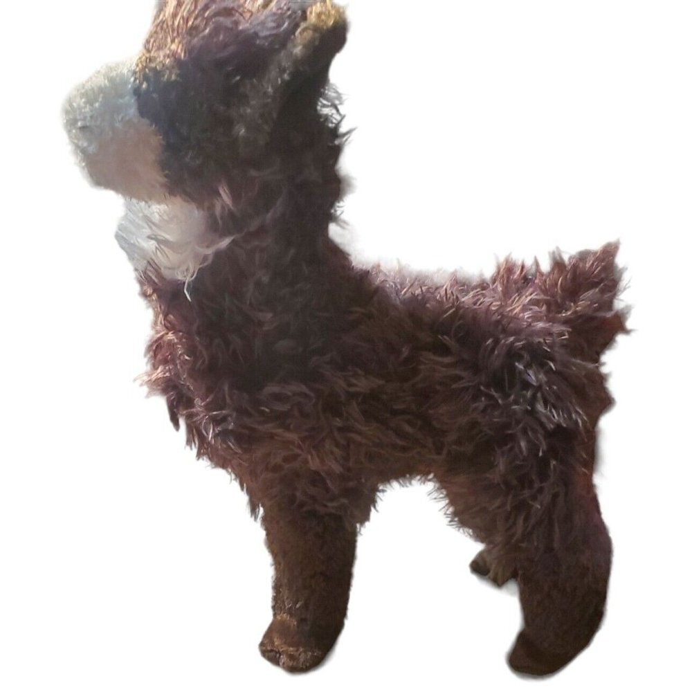 Douglas Cuddle Toys Llama Alpaca Stuffed Animal Soft Brown Plush - Picture 3 of 15